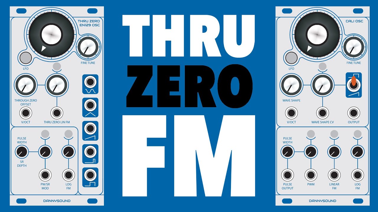 Dannysound EN129 + Cali Osc Thru Zero FM Patches - YouTube