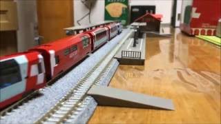 鉄道模型】アルプスの氷河特急＆レーティッシュ鉄道 - YouTube