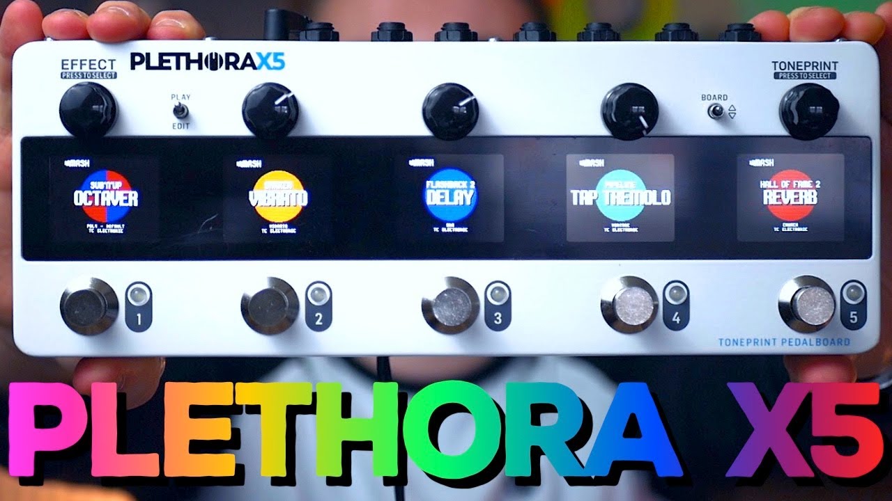 TC ELECTRONIC PLETHORA X5 - TC ELECTRONICが過去十年間でリリース