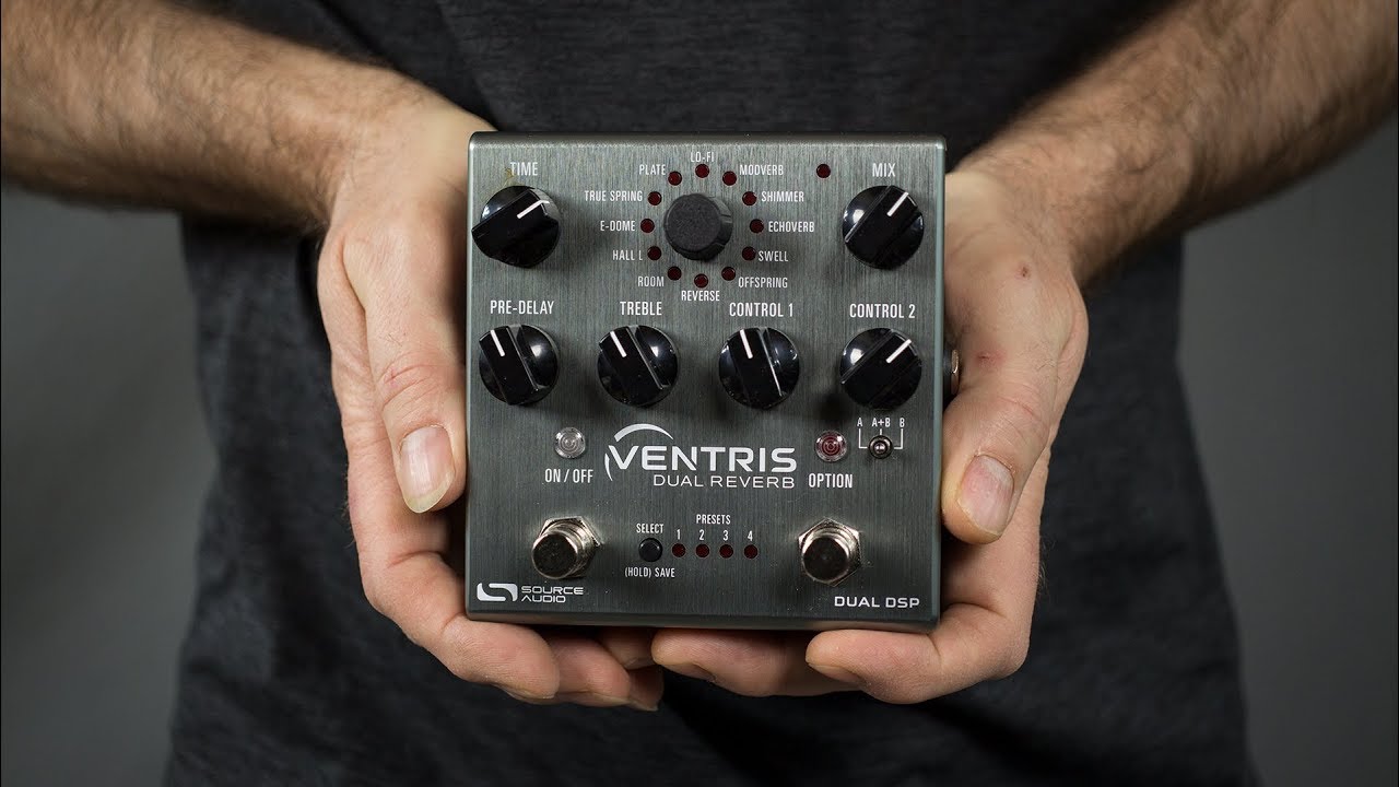Source Audio Ventris Dual Reverb Demo (Ambient Guitar Gear Review