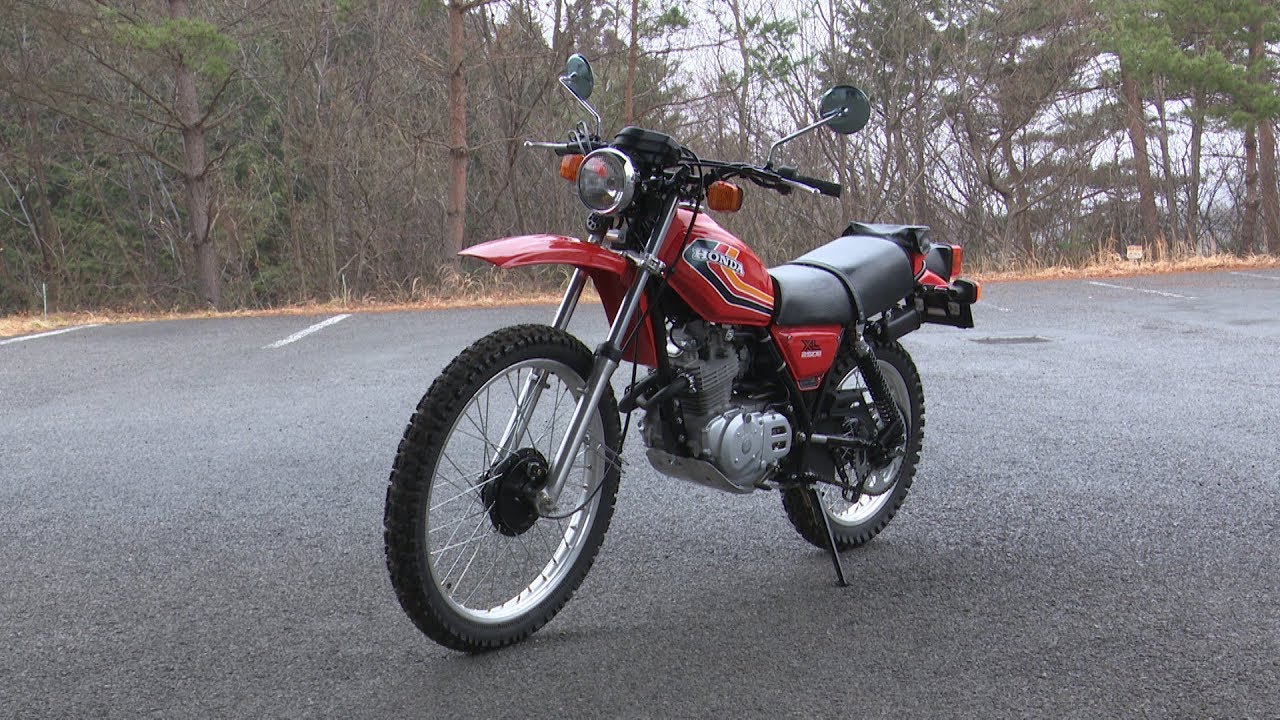 Honda Collection Hall 収蔵車両走行ビデオ XL250S（1979年） - YouTube