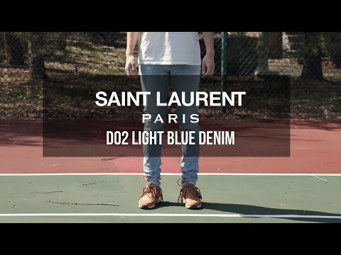 A Closer Look at: Saint Laurent Paris D02 Denim - YouTube