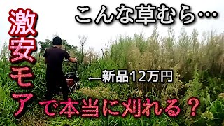 自走式草刈機】高コスパモアの刈りっぷり。 - YouTube