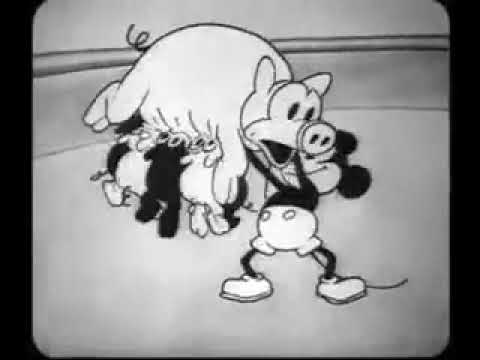ミッキーマウス初登場「蒸気船ウィリー」（1928年） - YouTube