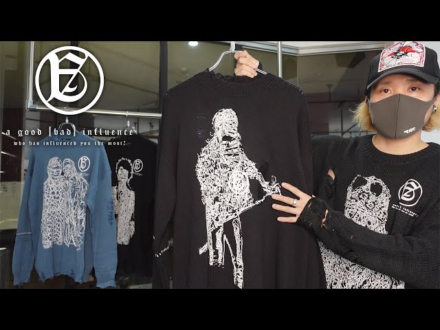 ストリートブランド】新作ダメージニットをデザイナーと共にレビュー