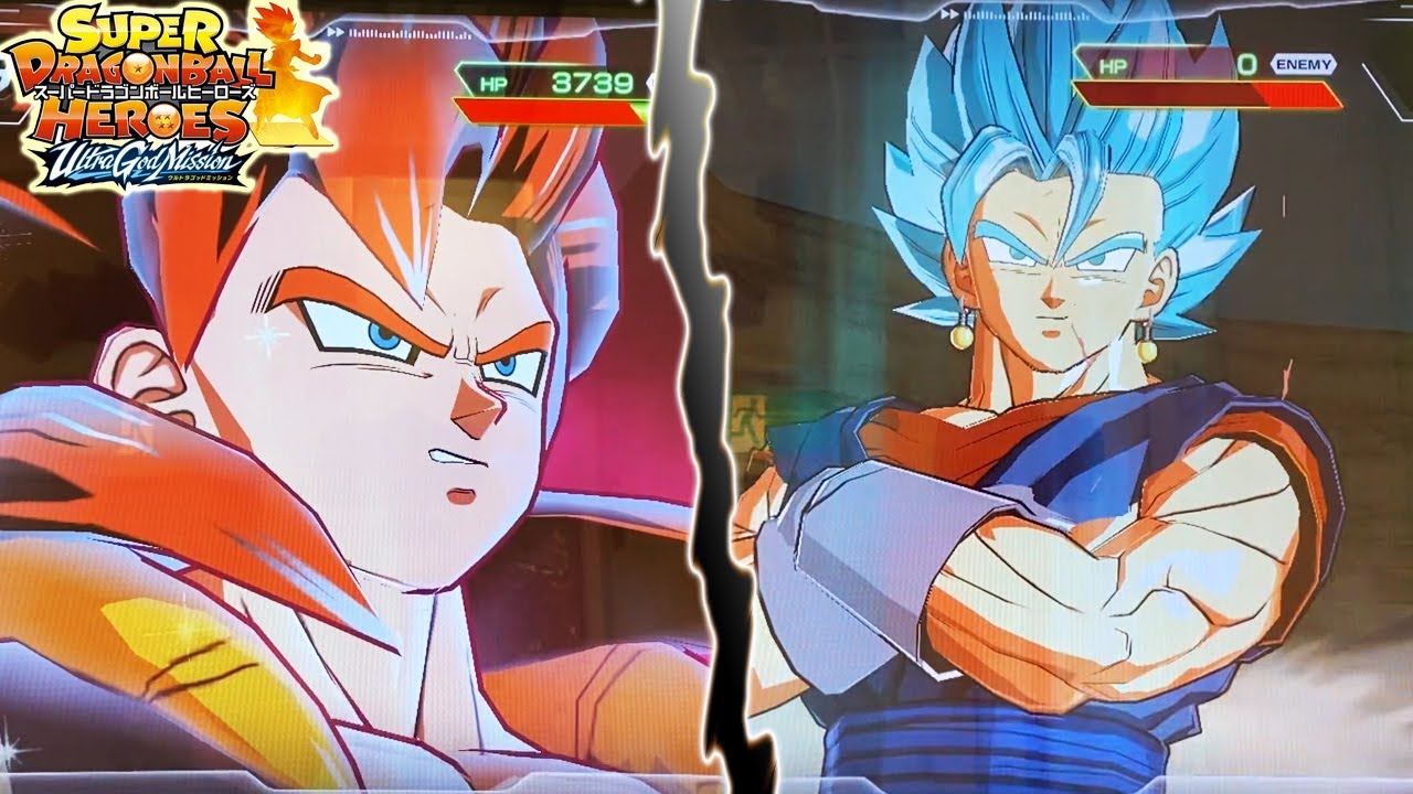 SDBH UGM8弾】SECベジット＆ゴジータゼノのチェンジスイッチ演出と必殺