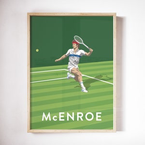 男子テニス チャンピオン 証明書付 ジョン・マッケンロー 直筆サイン