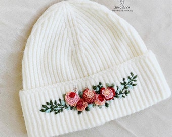Custom Hand Embroidered Beanies - Etsy