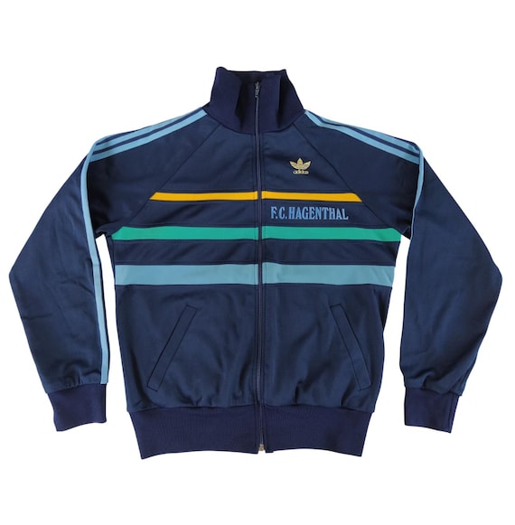 Size 174, M Adidas Originals 80s Vintage Ventex Track Top Zip