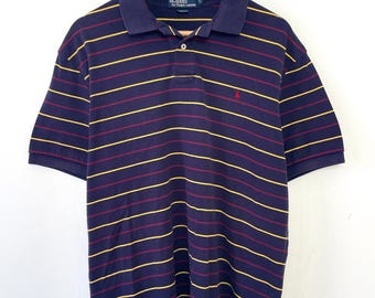 90年代ヴィンテージ ポロ ラルフローレン マルチカラー ストライプ