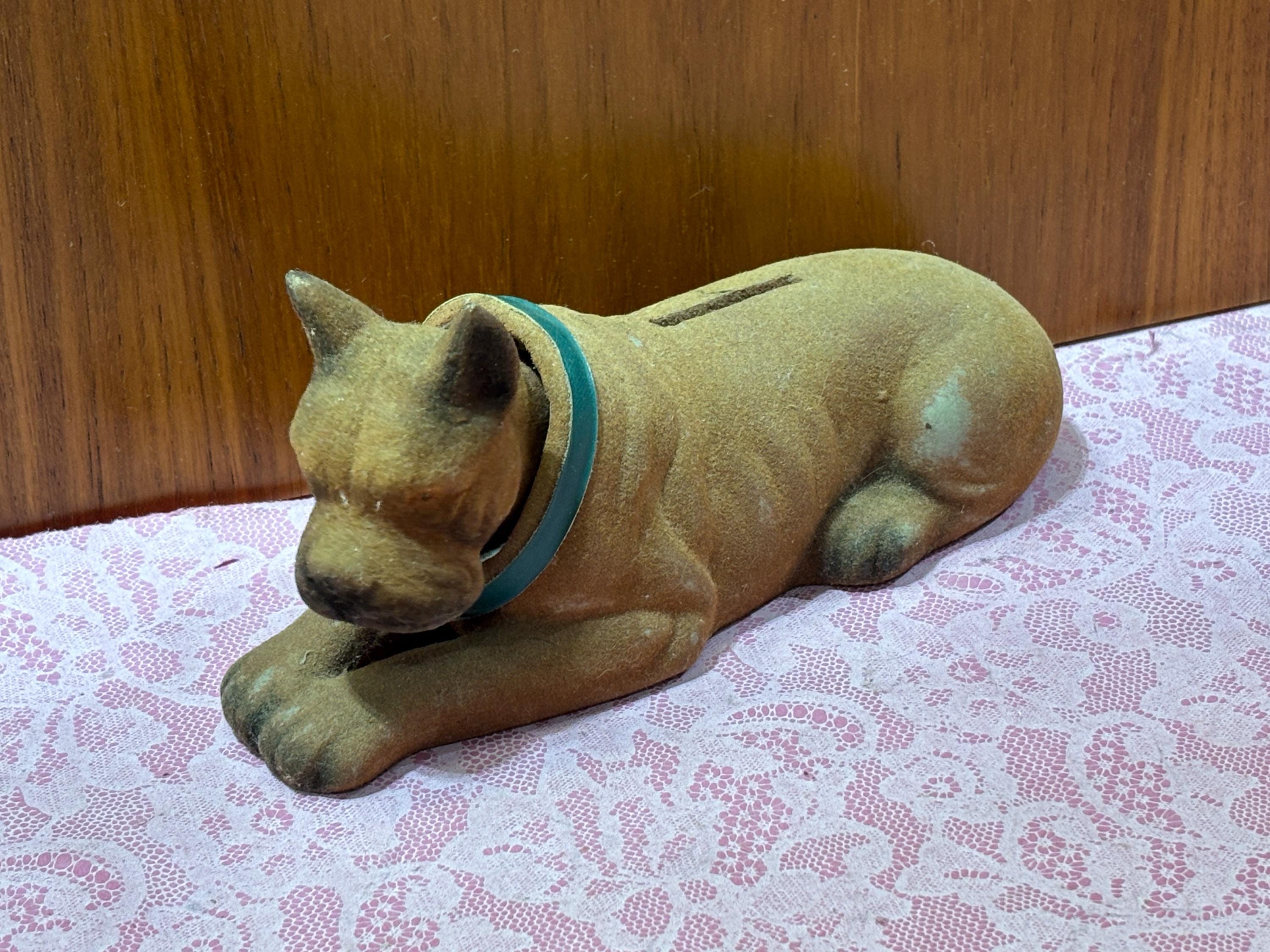 Vintage Chalkware Bulldog - Etsy