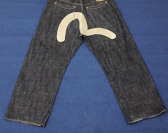 EVISU No2 Lot 2001 Selvedge Denim Pants #1494 - Etsy