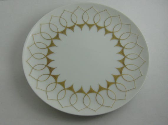 Rosenthal Studio-linie Germany. Lotus Gold Silhouette. 8x Small