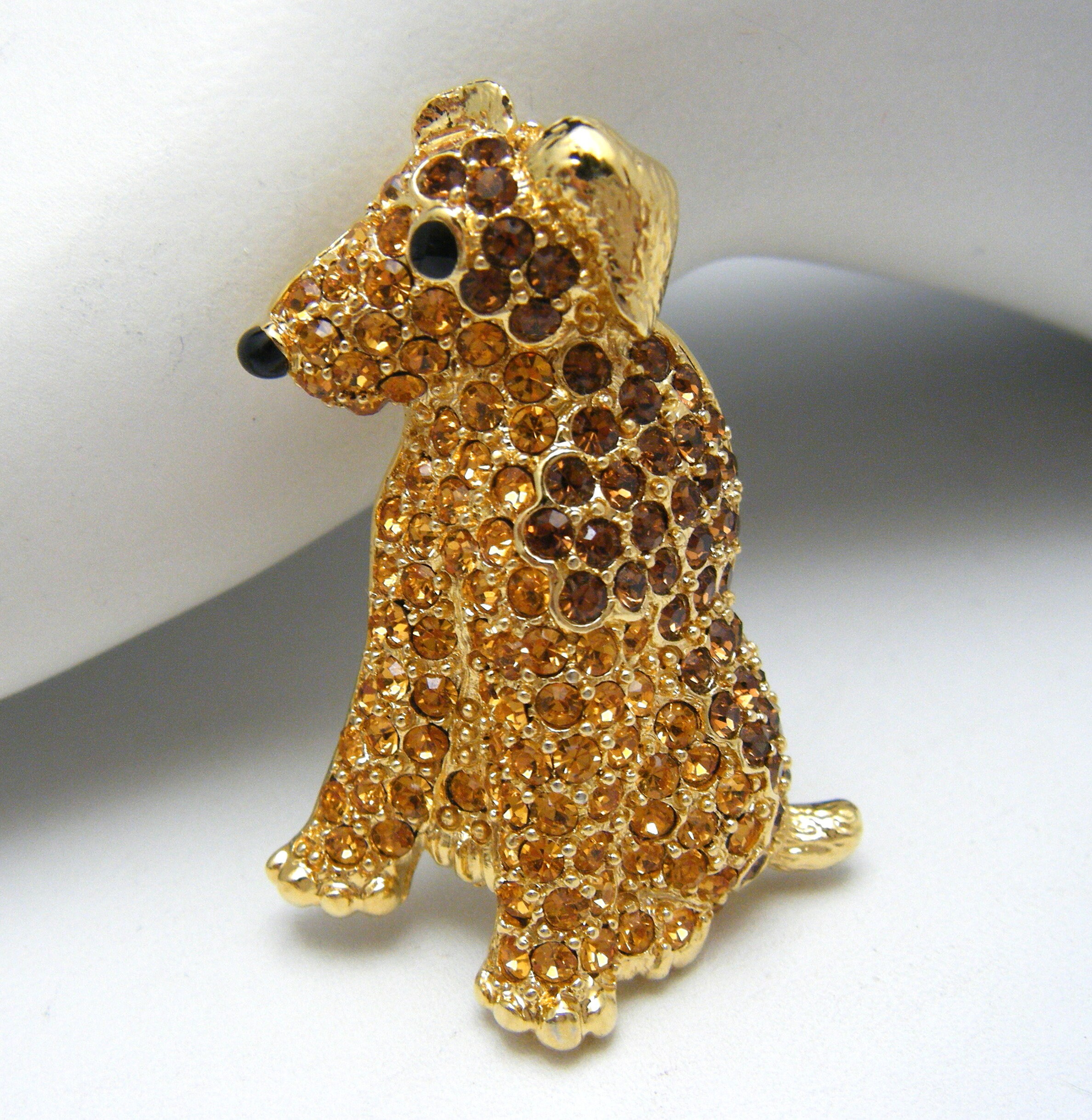 Trifari dog brooch - Etsy 日本
