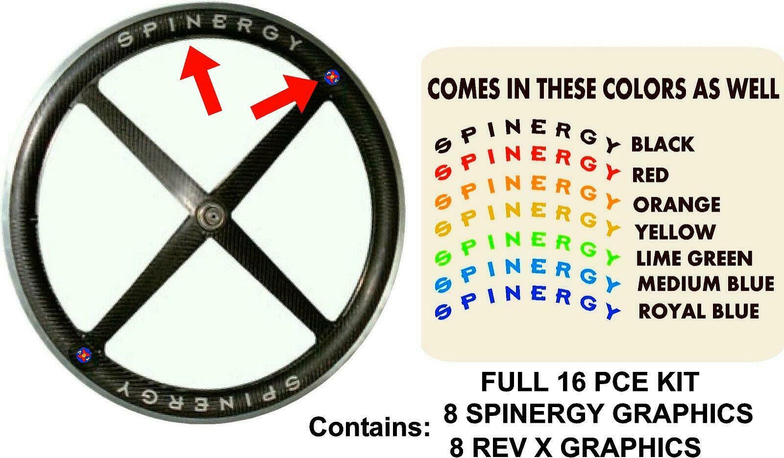 Spinergy Rev X 16 Piece Lettering Set for 650c - 750c Wheels - Etsy