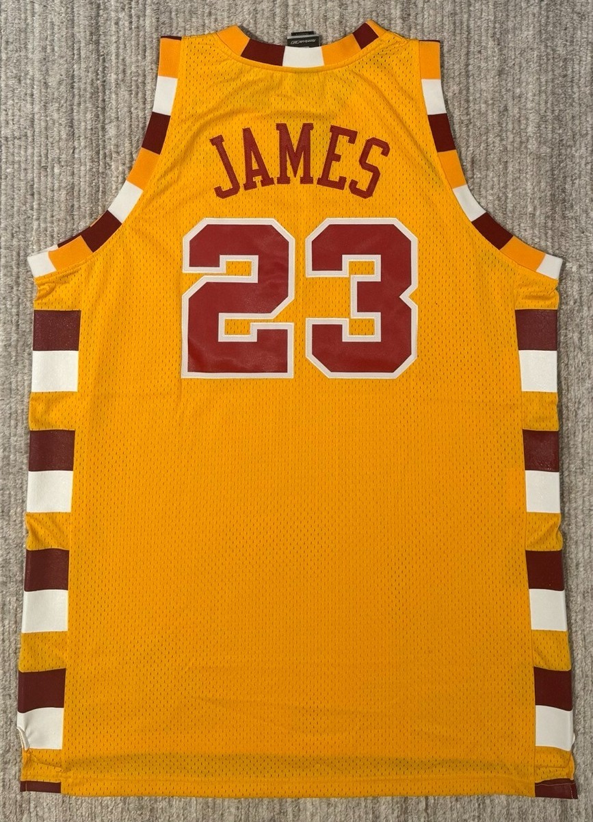 未使用タグ付】レブロン CAVS ユニフォーム 黄色 【公式通販】