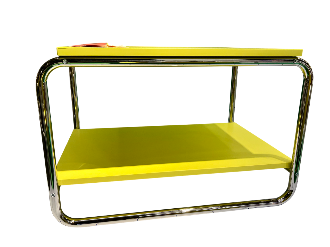 Brand New IKEA BAGGBODA Side Table Light Yellow 71x50 cm (28x19 ⅝