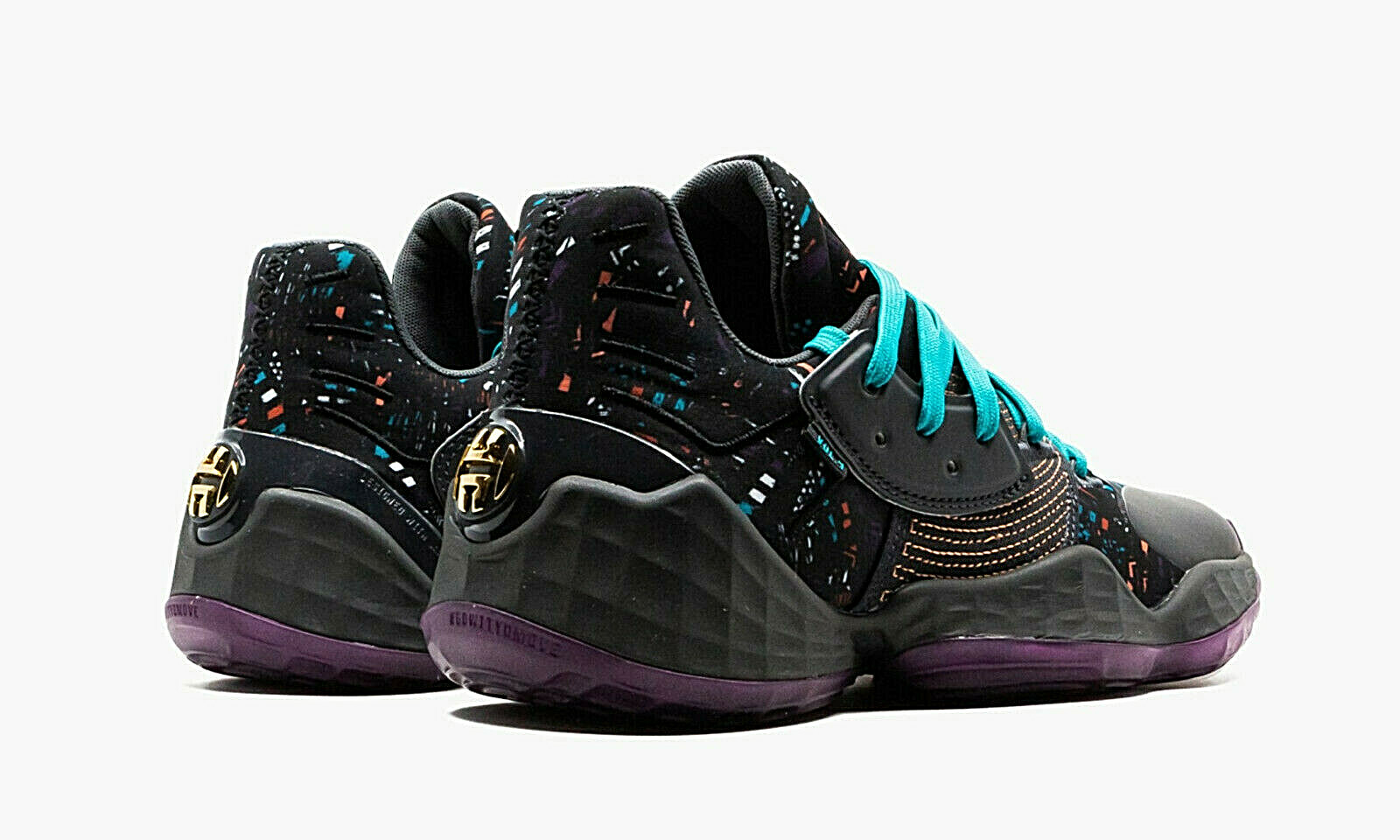 10~ adidas Men's Harden Vol. 4 Shoes Sneakers Black Size 10 New | eBay