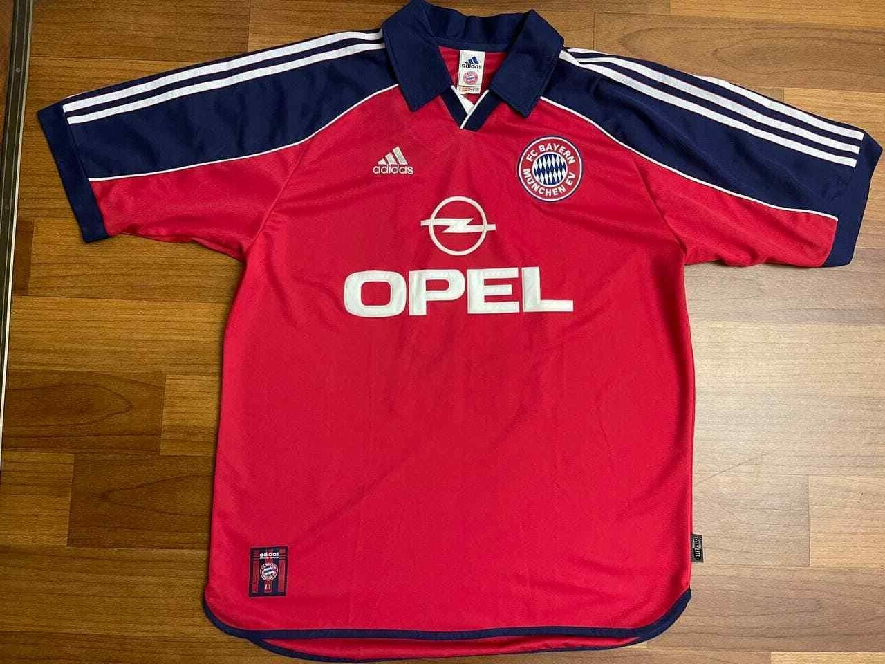 Bayern Munich 1999/2000 Adidas Home Football Shirt #13 Sergio Size