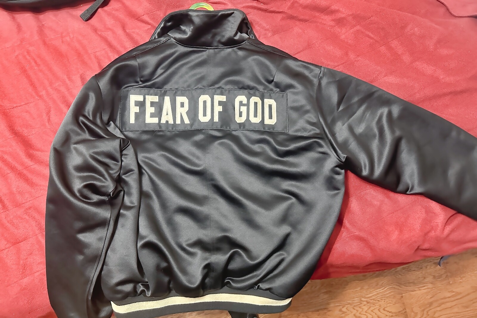 Fear of God Satin Black Jacket Medium (Fifth Collection) | eBay
