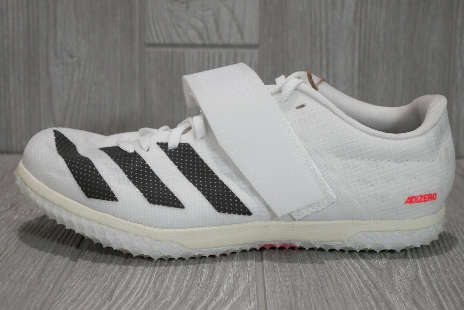 ADIDAS ADIZERO HJ HIGH JUMP TRACK & FIELD SPIKES SIZE 5 WHITE