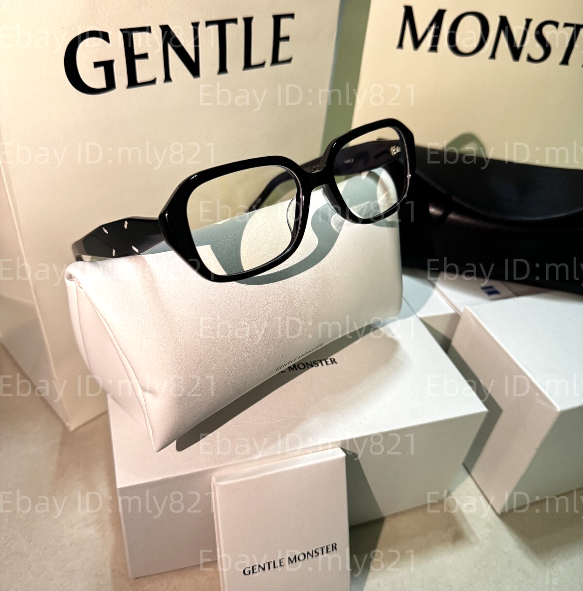 GentleMonster Sunglasses Maison Margiela x MM212 01 Black Frame