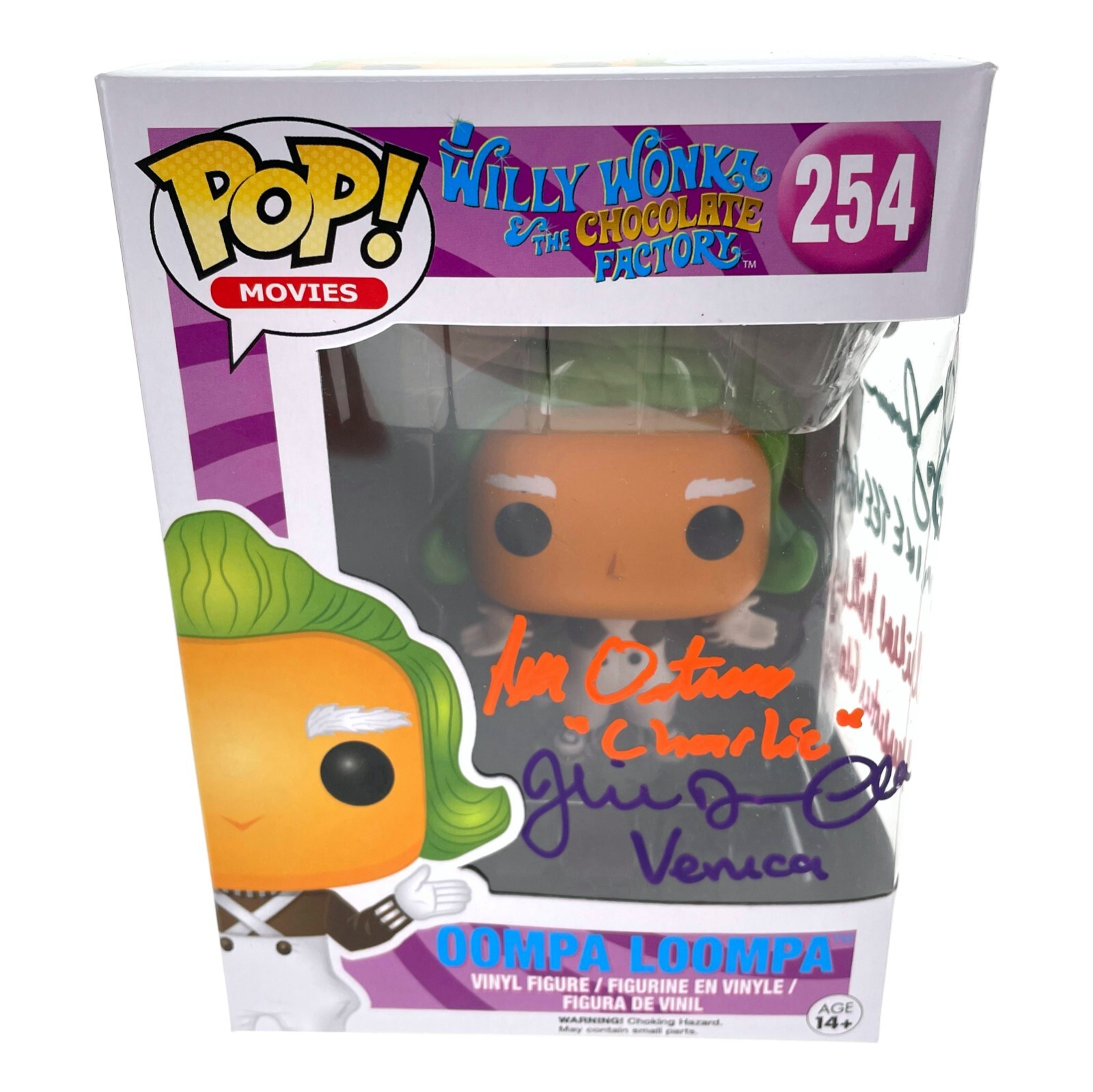 Willy Wonka & Chocolate Factory Kids x4 Signed Oompa Loompa Funko