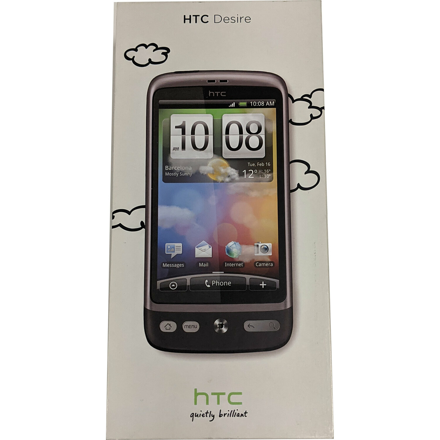 HTC Desire A8181 Single SIM 512MB Brown Factory Unlocked 3G