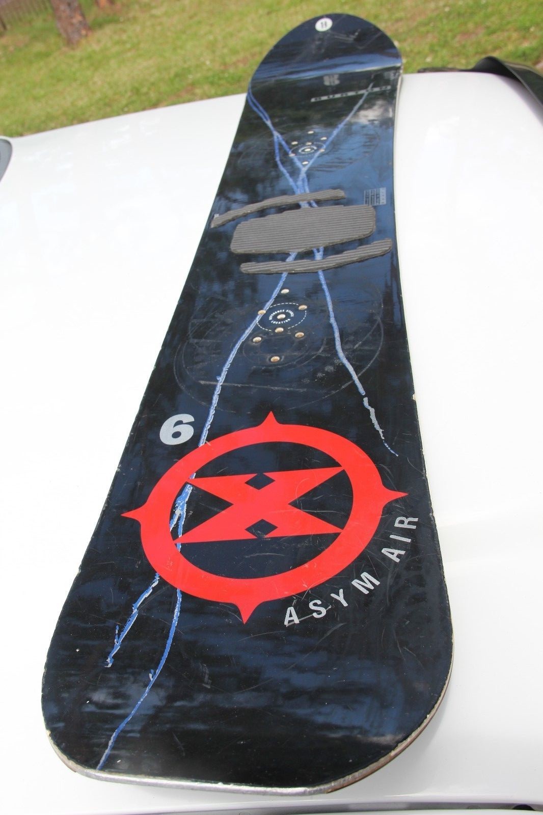 RARE Burton Air ASYM AIR Vintage Snowboard 163 BIG BURTON LOGO