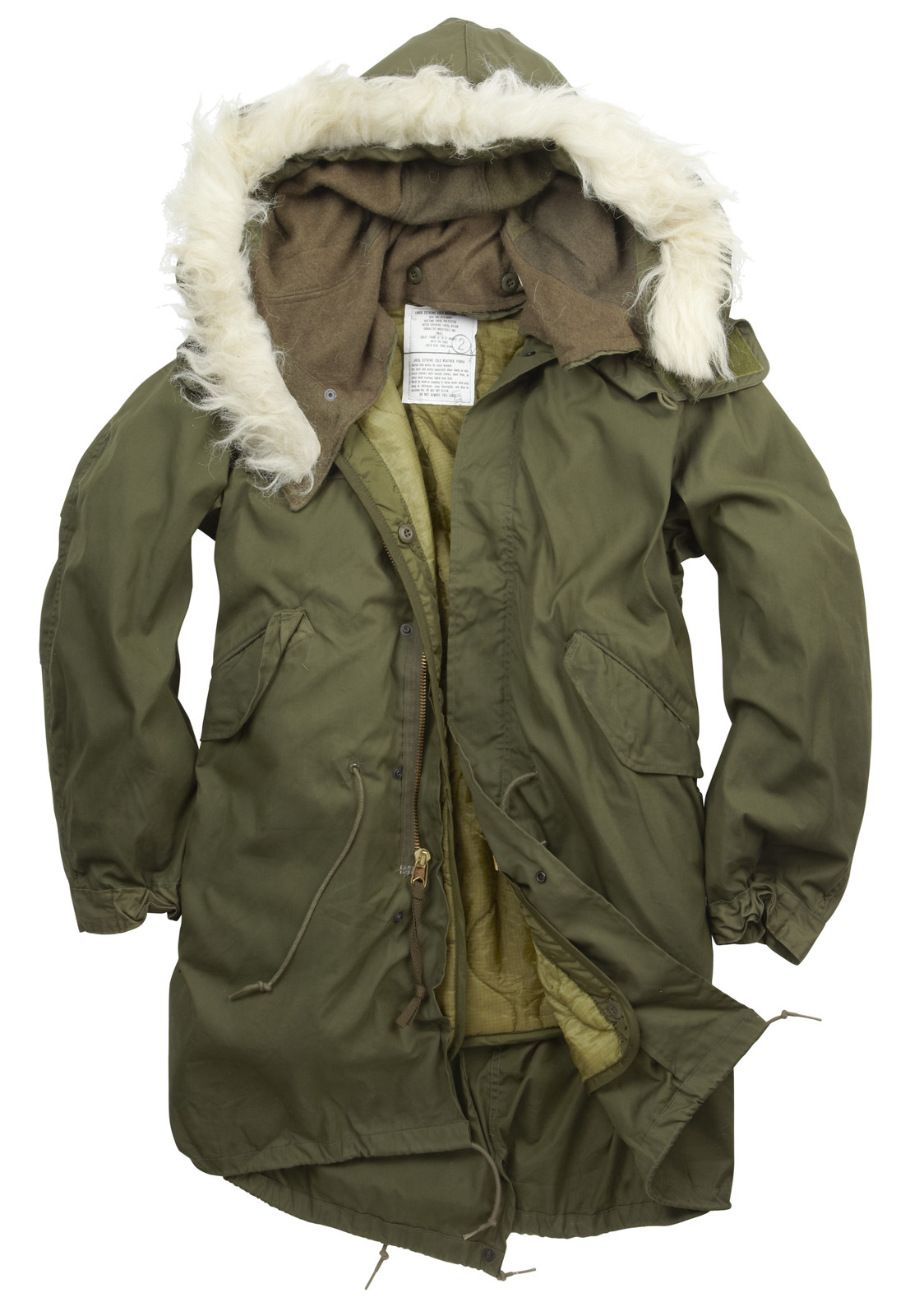 Fishtail Parka Army Genuine US M65 Original Winter Lined Hooded