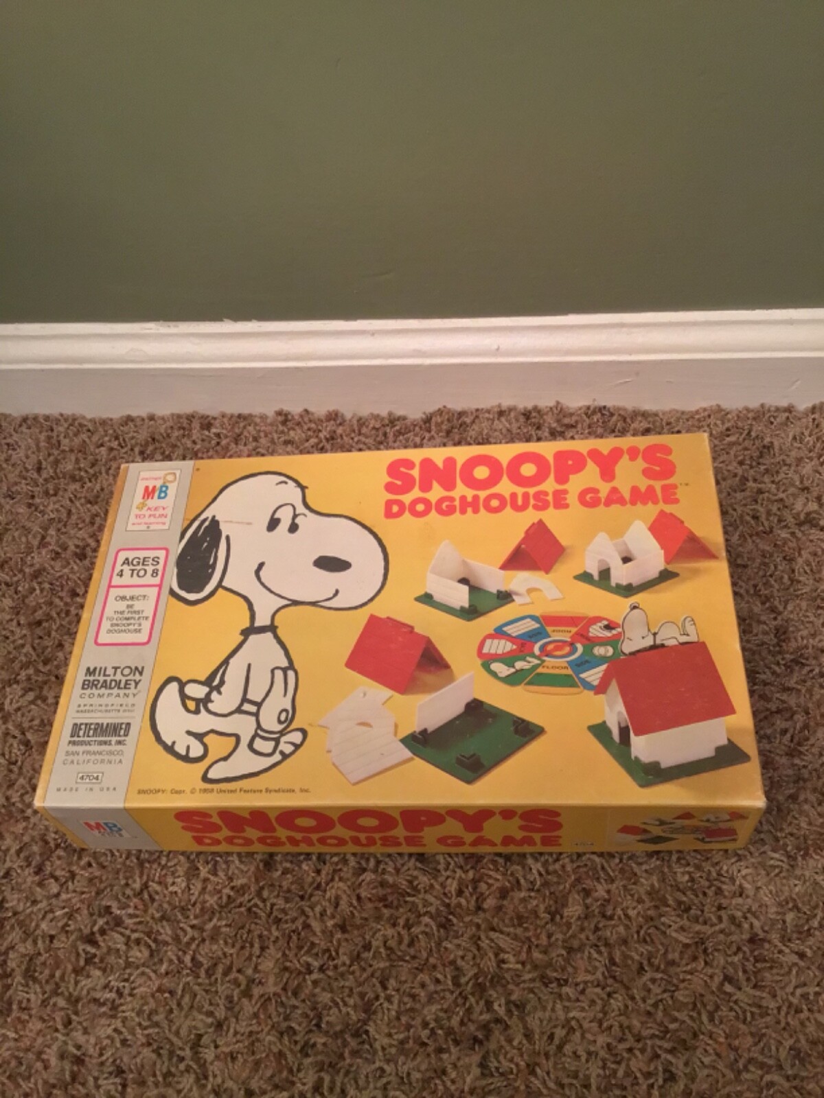Vintage 1977 Milton Bradley Snoopy's Doghouse Game Complete | eBay