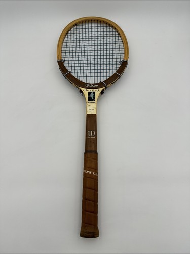 Vintage Wilson Chris Evert Autograph Wooden Tennis Racket 4 1/2