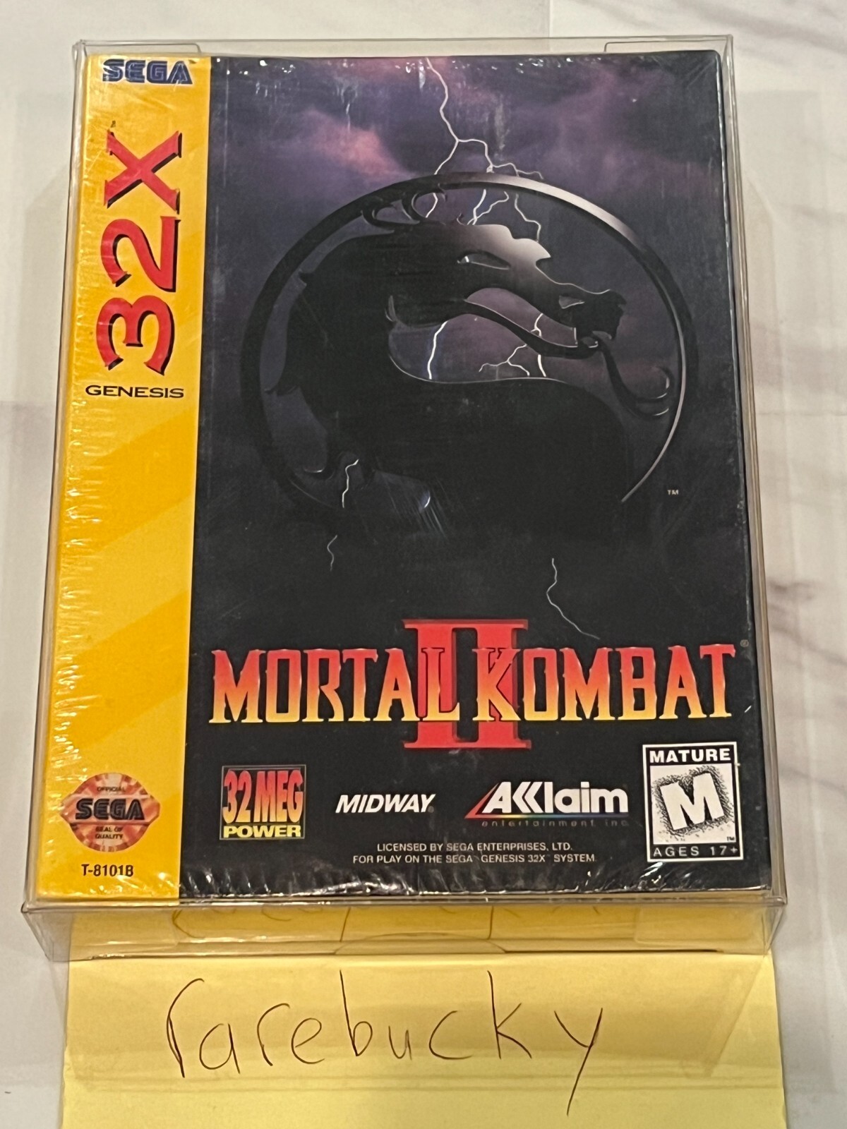 Mortal Kombat II (Sega Genesis 32X) NEW FACTORY SEALED W/BONUS