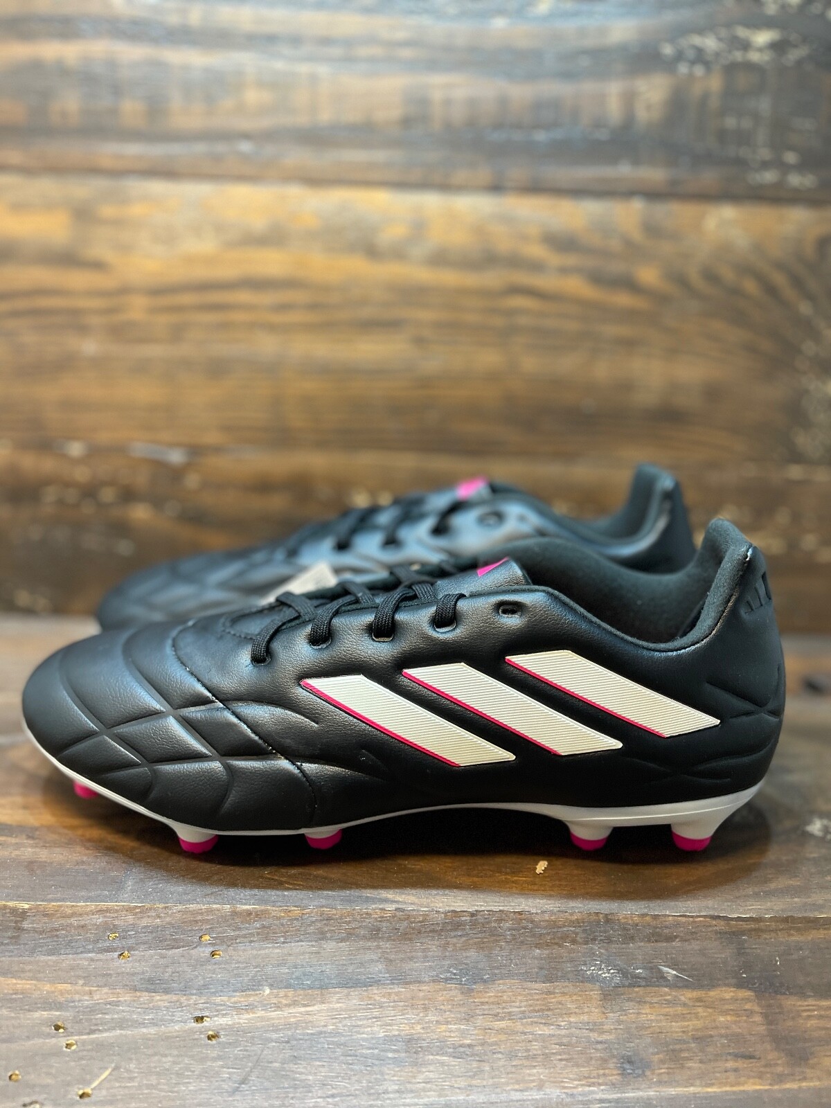 Adidas Copa Pure.3 FG HQ8942 Unisex Black Metallic Pink Soccer