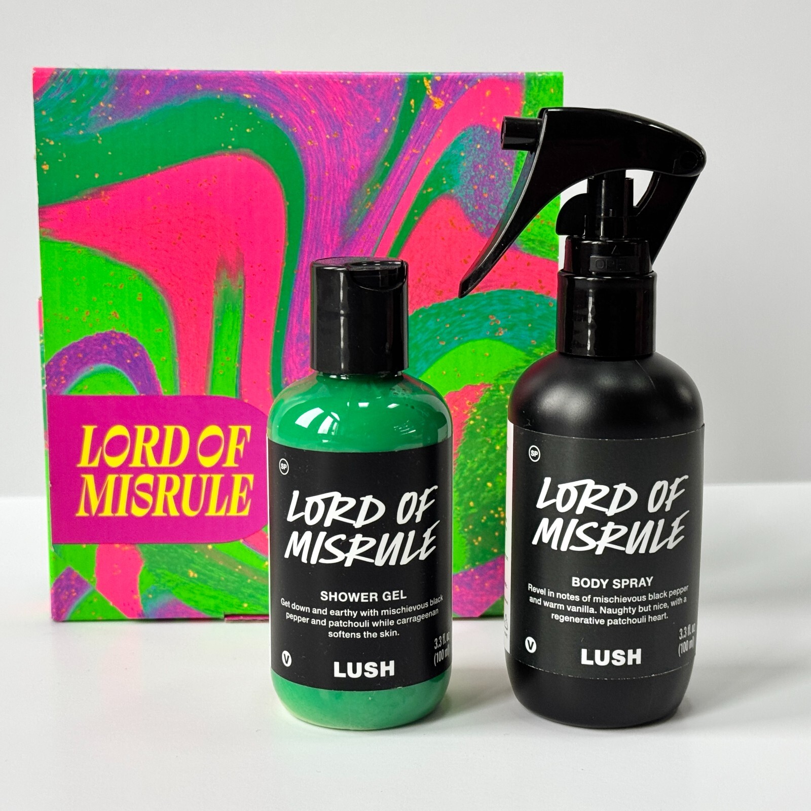 NEW Lush Lord of Misrule Shower Gel Body Spray 3.3 fl oz 100ml