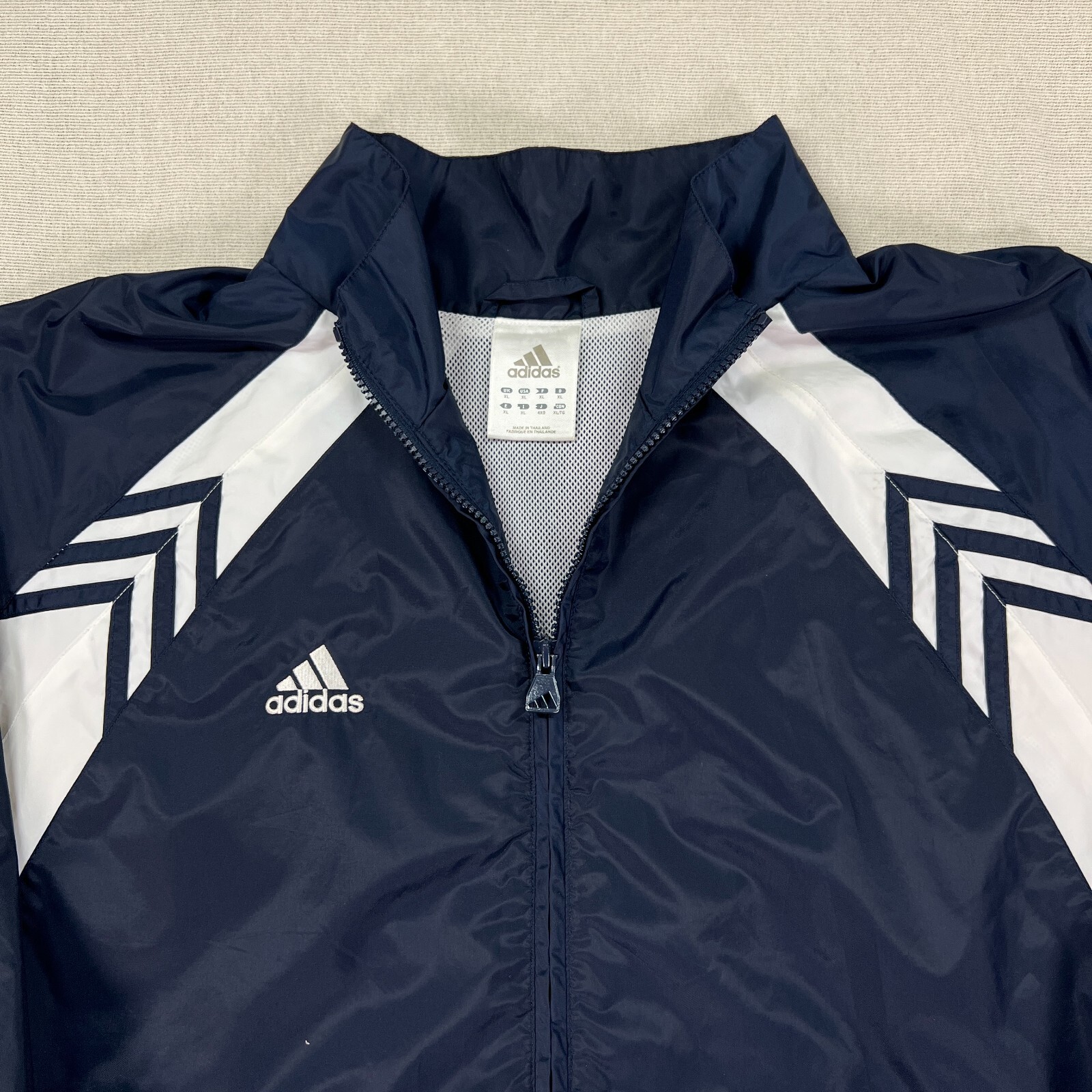 ビンテージ00s adidas サイクリングジャケットサイズL 2way仕様
