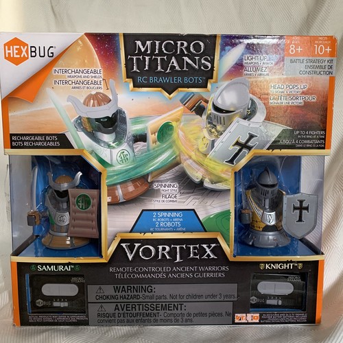 Hexbug Micro Titans Vortex Samurai vs. Knight 3-Inch R/C Robot 2