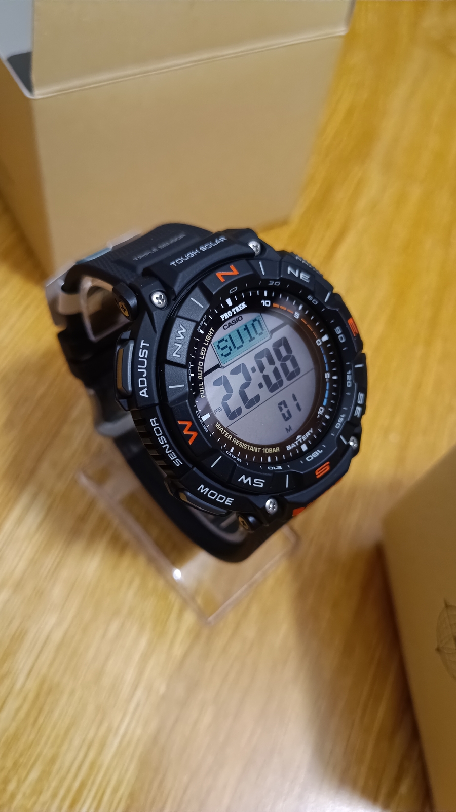 CASIO PRO TREK PRG-30-2JF Climber Line Triple Sensor Solar Watch