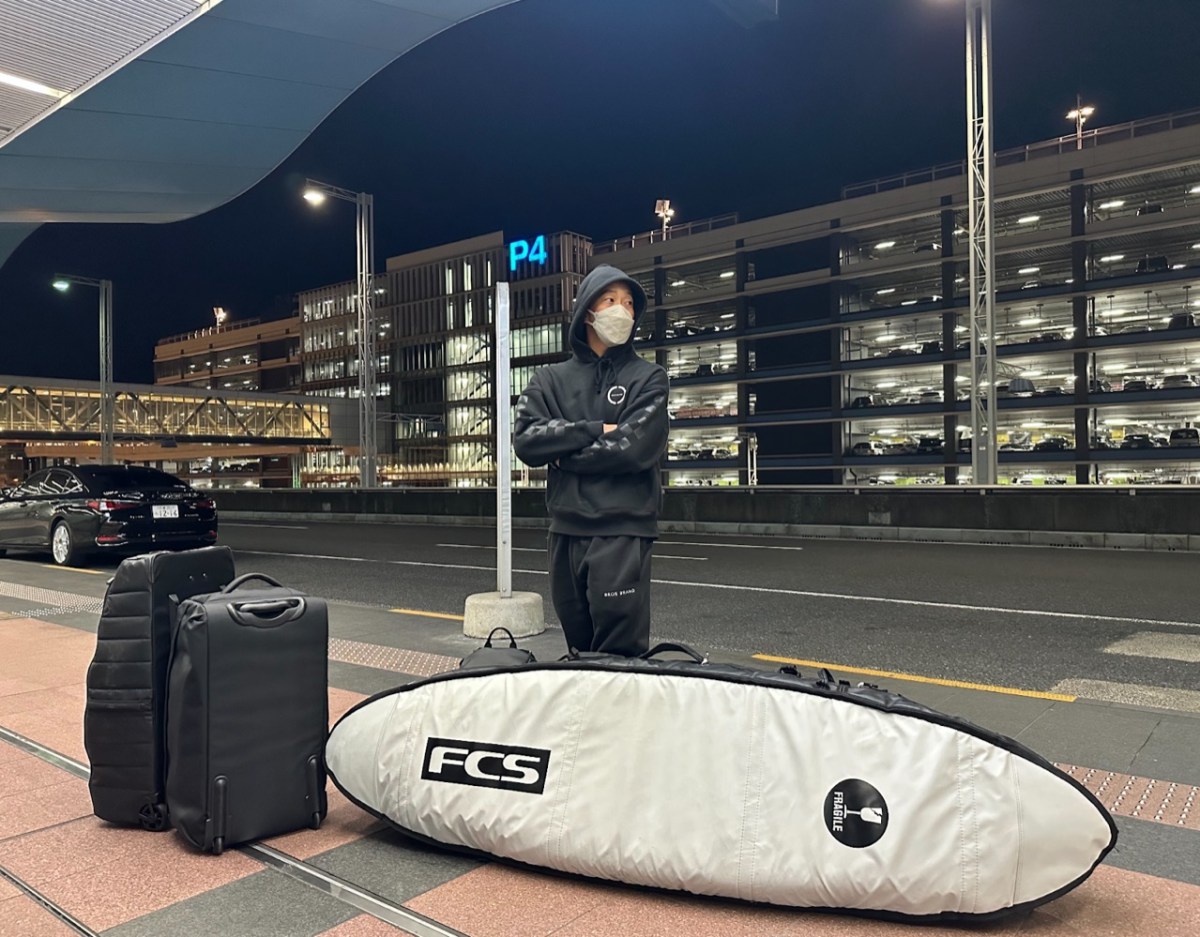 TRANSPORTER サーフボードケース （トリップ用）グレー 3本収納可能