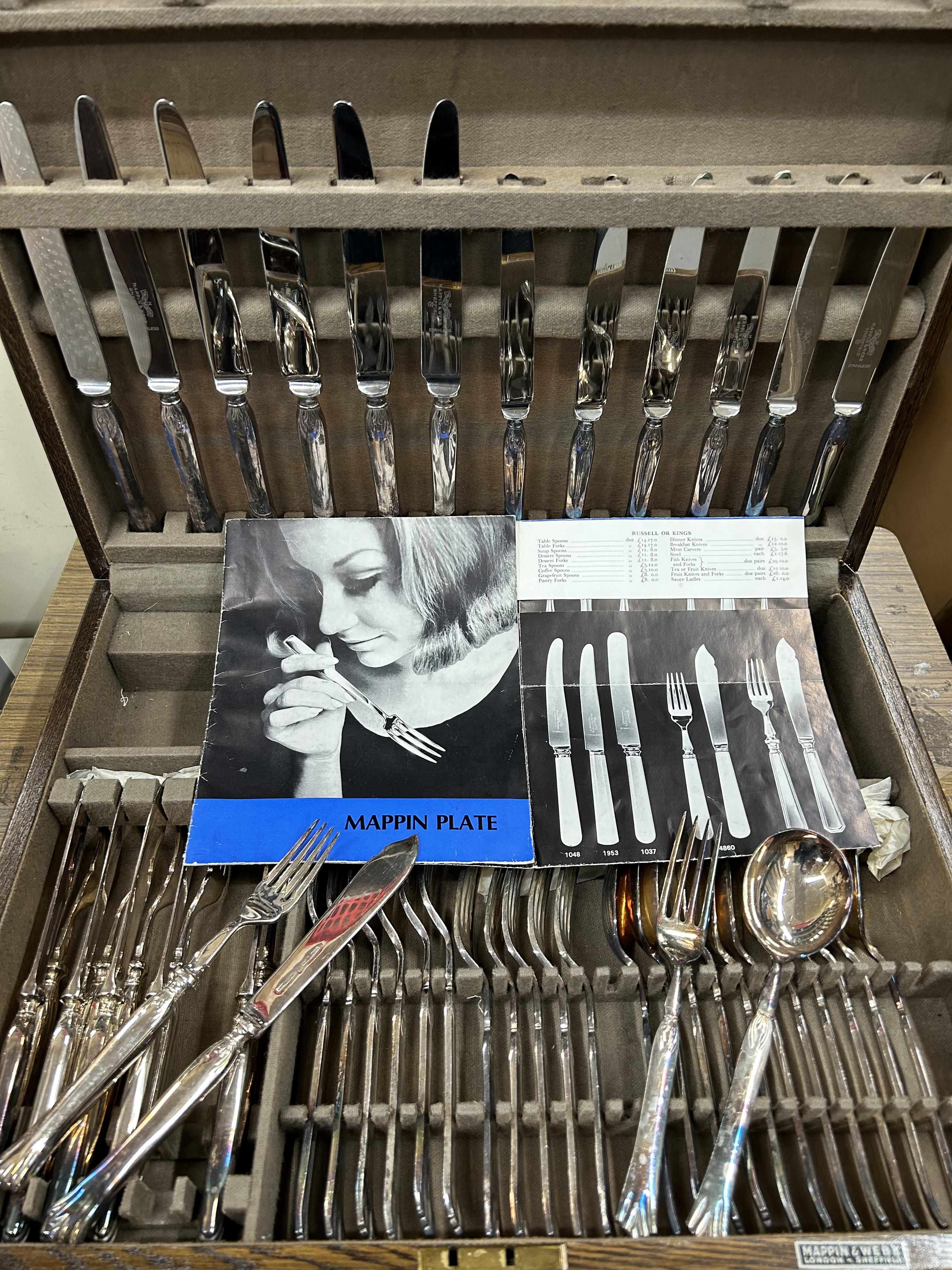 Mappin & Webbのカトラリーセットを 買い取りさせて頂きました