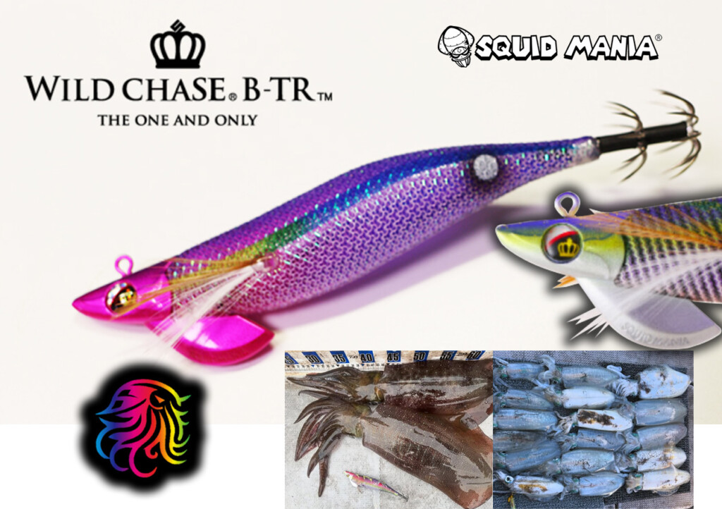 スクイッドマニア ワイルドチェイス BーTR 3.5号 新色 スクイッド