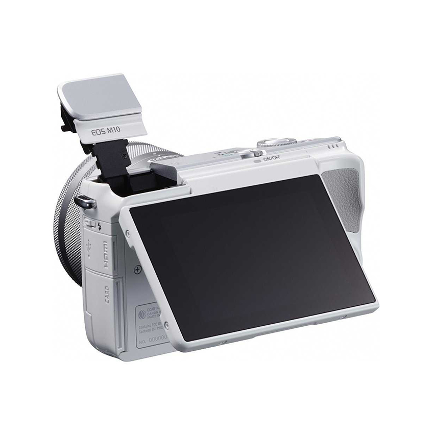 Canon EOS M10 (White) Kit EF-M 15-45mm + EF-M 22mm f/2 STM - FOTOFILE