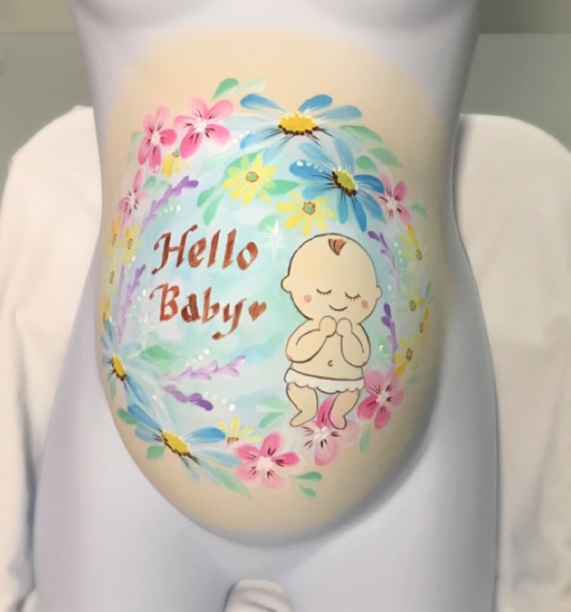 マタニティペイント資格認定講座 | NPO法人 日本フェイスペイント協会(R)