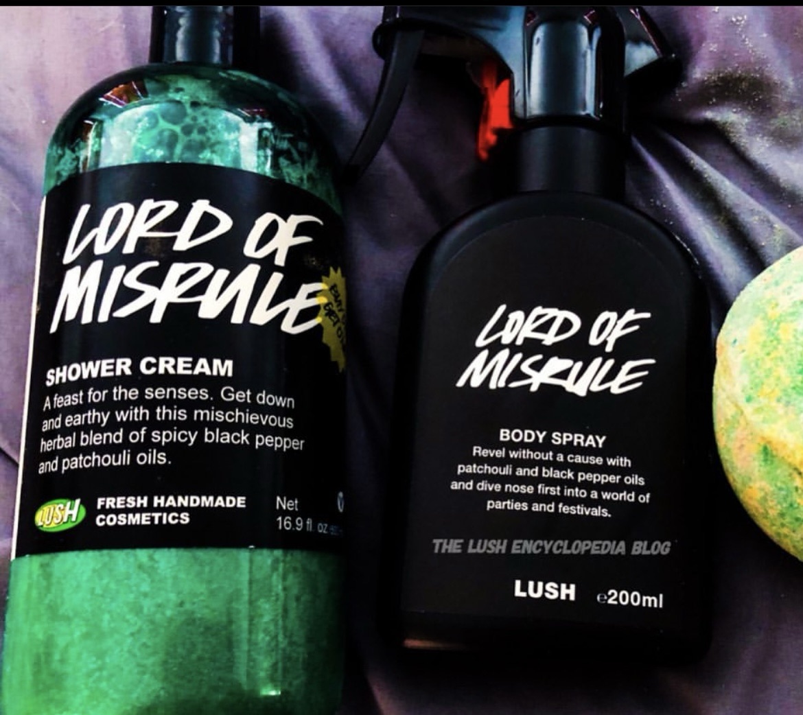 Lord of Misrule perfume and body spray | Lush Archive & Encyclopedia