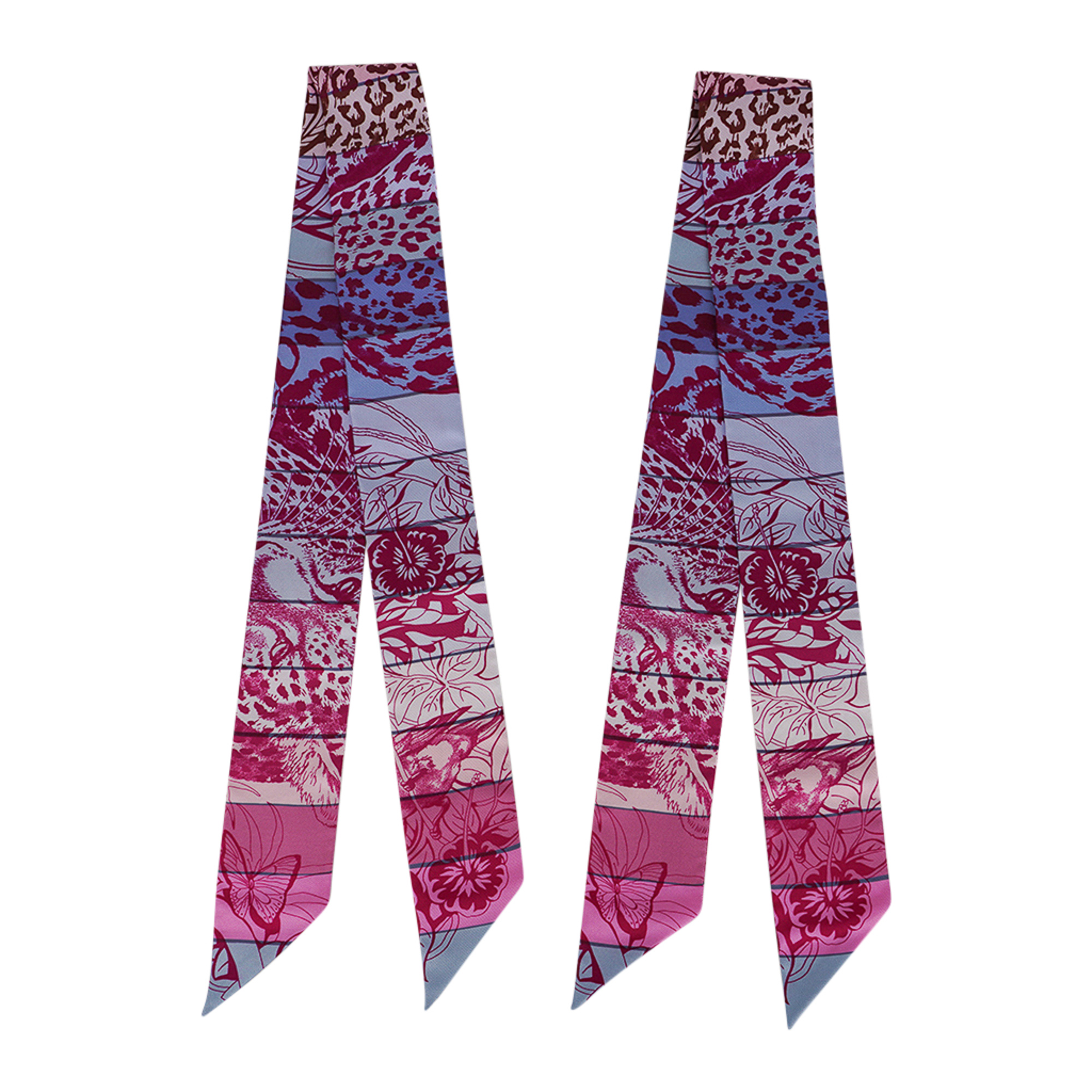 Hermes Jungle Love Rainbow Twilly | Mightychic