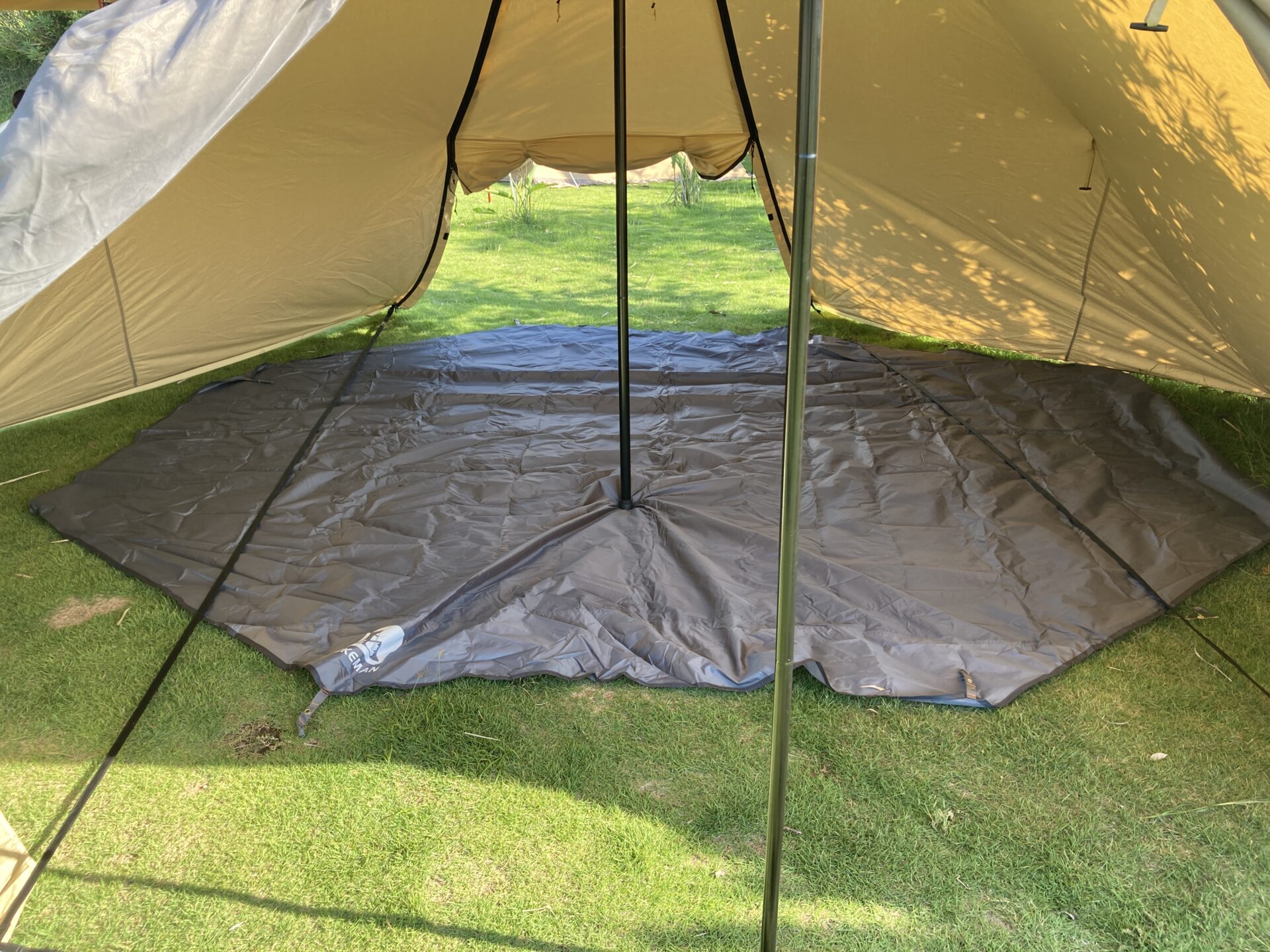 モーニンググローリーのグランドシート】 | MINIでファミキャン！