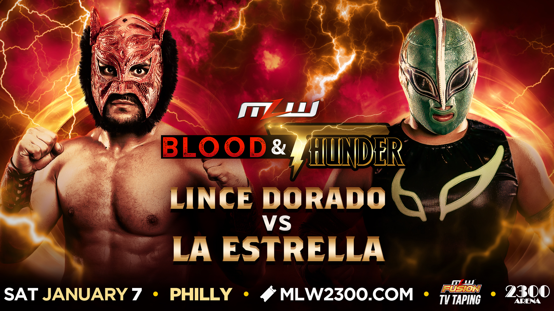 Lince Dorado vs La Estrella in Philly Jan. 7