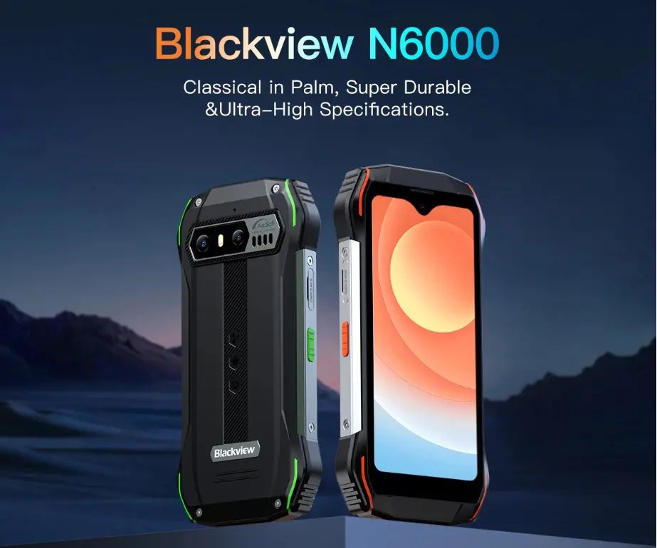 4.3インチ超ミニサイズのタフネススマホ Blackview N6000 登場～片手