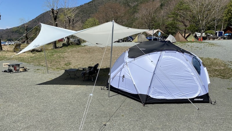 五角形が特徴の美しいタープTHE NORTH FACE「STARP」をレビュー！