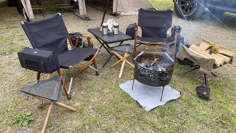 SomAbito ソマビト 焚き火サイドスタンド SomAbito ソマビト 焚き火